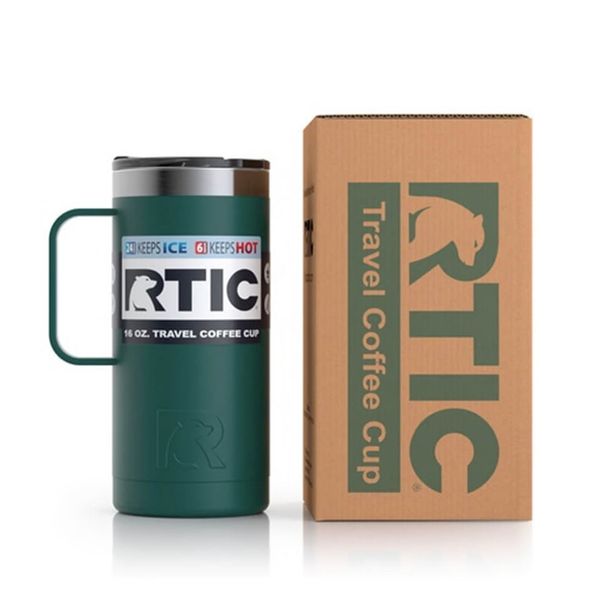 Ly Giữ Nhiệt RTIC Travel Coffee Mug 470ml - Xanh quân đội