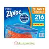 Túi đựng thực phẩm Ziploc Quart Freezer 216