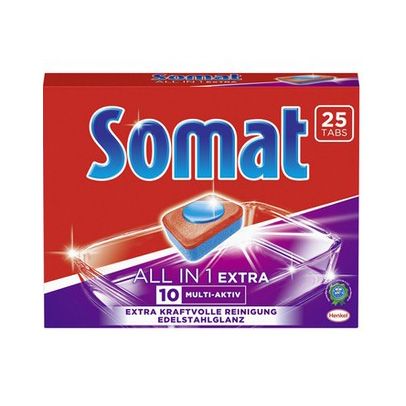 Viên rửa chén Somat All in One - Hộp 25 viên