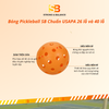 BÓNG PICKLEBALL SB TẬP LUYỆN CAM  – CHUẨN USAPA – 26 LỖ & 40 LỖ