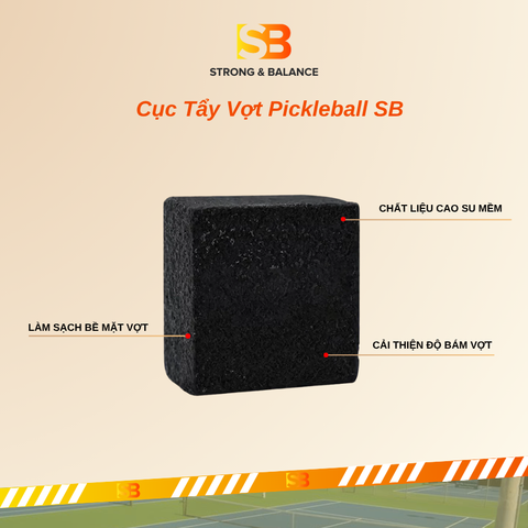  CỤC TẨY VỢT PICKLEBALL SB  – CAO SU TỔNG HỢP 