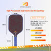 VỢT PICKLEBALL SB POWERFLEX – MẶT KELVA SIÊU BỀN