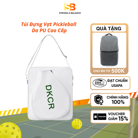  TÚI ĐỰNG VỢT PICKLEBALL FORM DÁNG THỂ THAO CHẤT LIỆU DA PU CAO CẤP 
