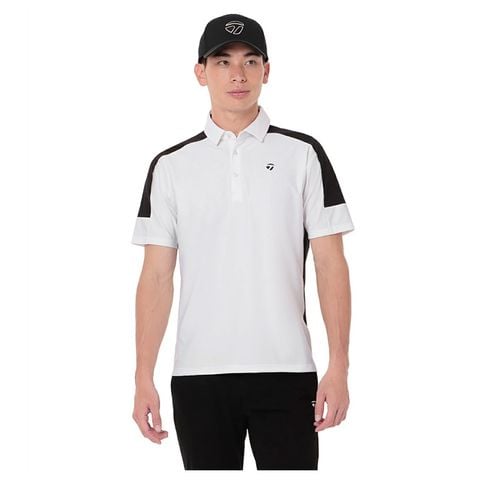 Áo golf nam tay ngắn Back Logo SS Polo 2MSPO-TL419 WHITE M19601 | TaylorMade