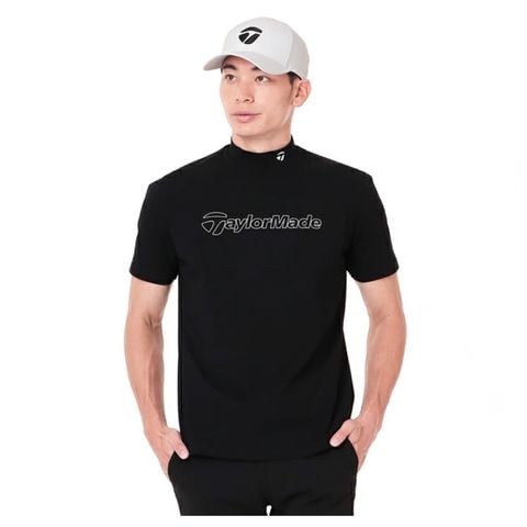 Áo golf nam tay ngắn TM Basic S/S Mock 2MSMO-TL429 BLACK M19637 | TaylorMade