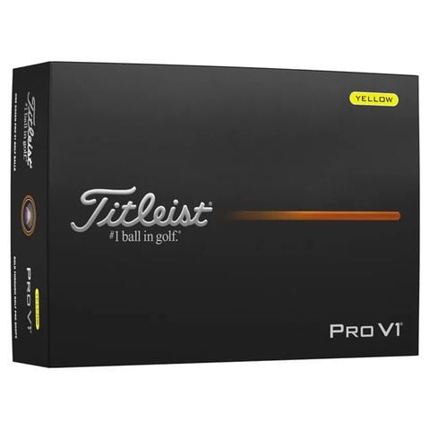 Bóng golf Pro V1 2025 Yellow hộp 12 bóng| Titleist
