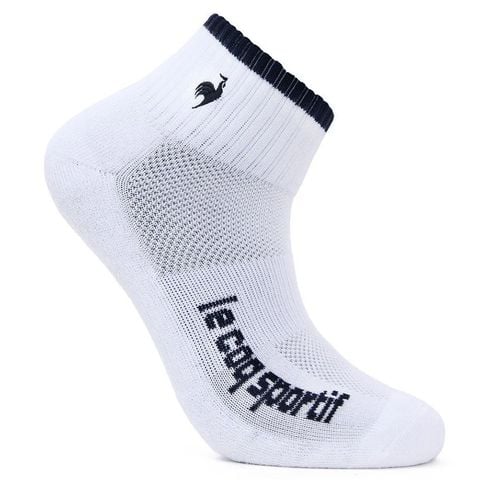 Tất vớ thể thao nam cổ thấp QGBWJB01V-WH00 | Le Coq Sportif