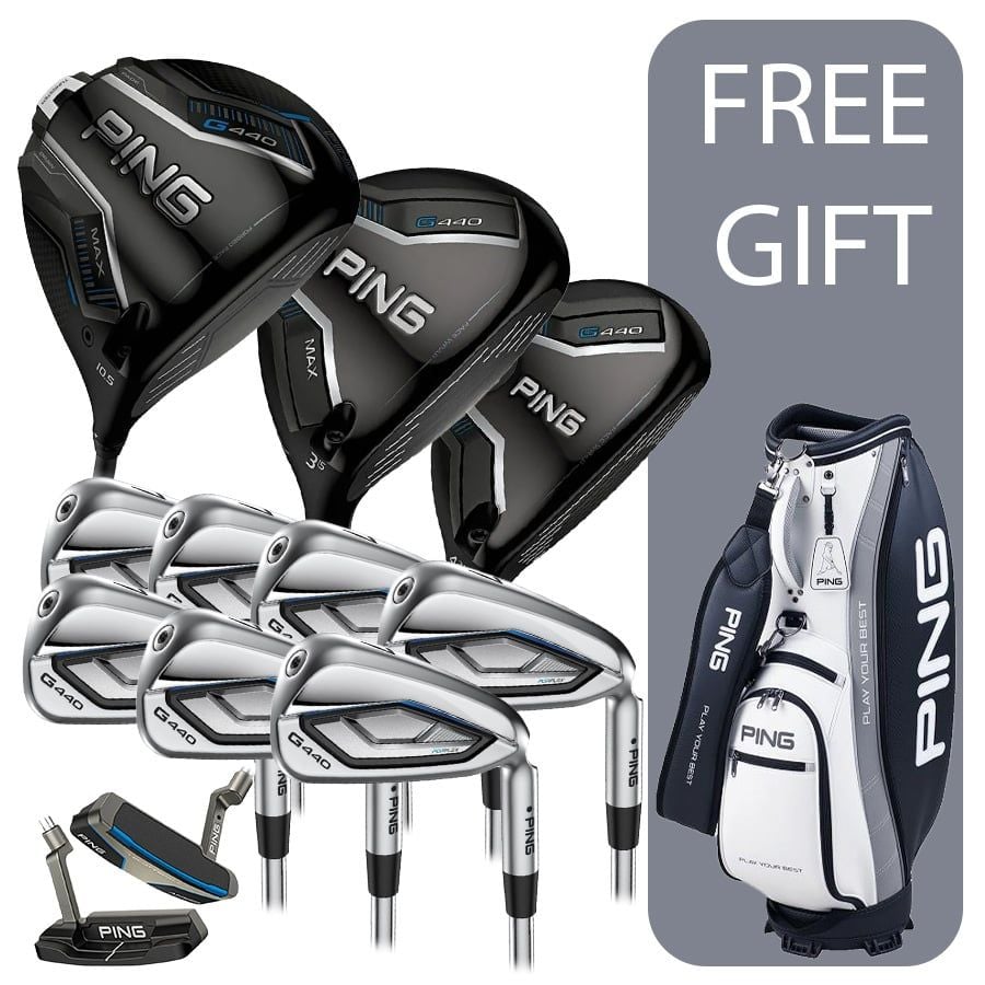 Bộ full set 14 gậy G430 Shaft Graphite kèm bộ quà tặng | PING