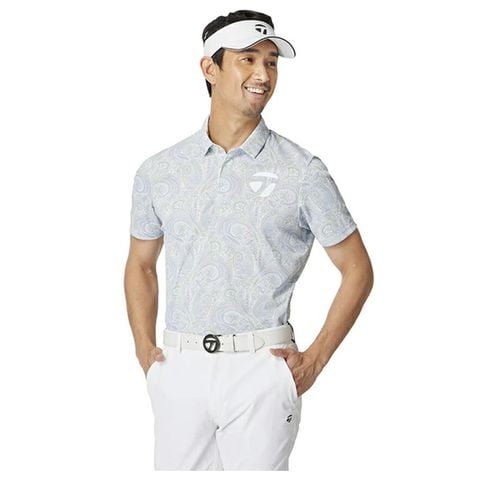 Áo golf nam tay ngắn Liberty Fabric S/S Polo 2MSPO-UN615 TURQUOISE M13147 | TaylorMade