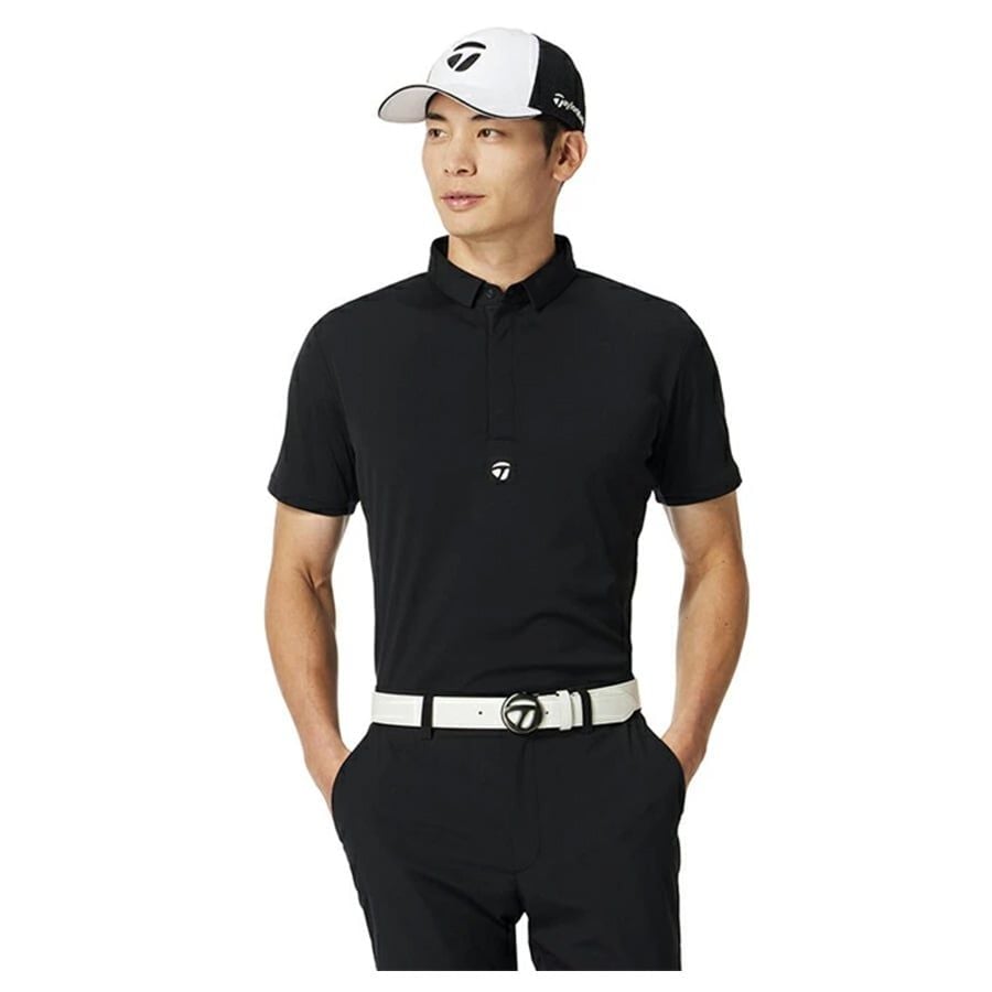 Áo golf nam tay ngắn 2MSPO-UN629 BLACK M13192 | TaylorMade