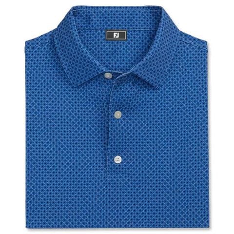 Áo golf nam tay ngắn Tonal Dot Print Lisle Royal 31490 | FootJoy