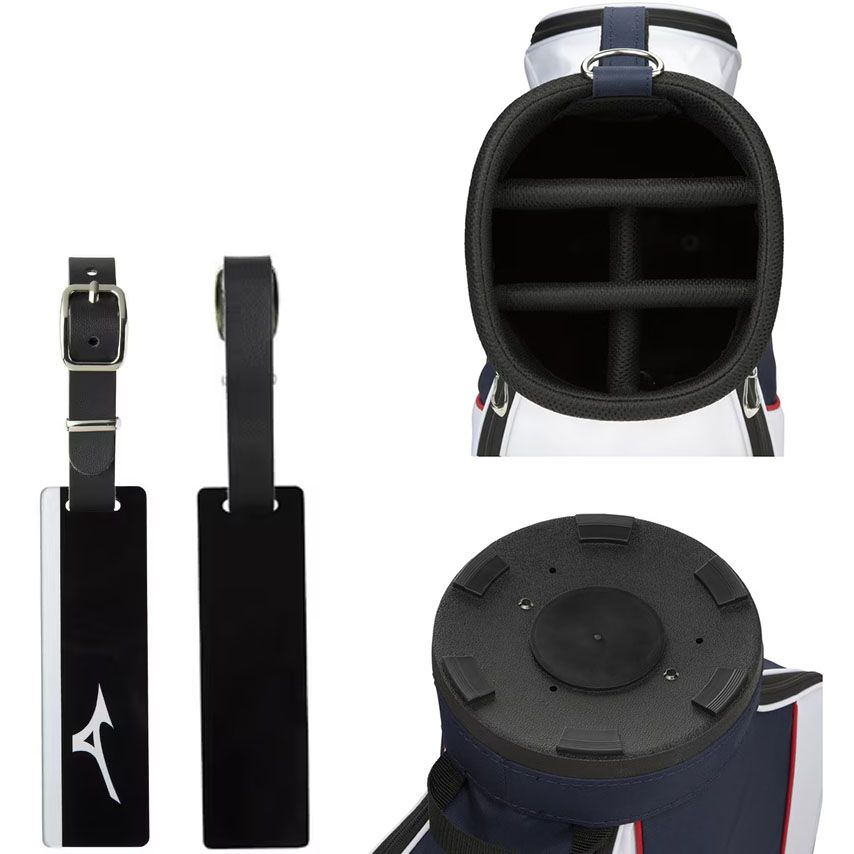 Túi gậy golf 5LJC232114 NX.1 CART BAG White/Navy/Red 2.1kg | Mizuno