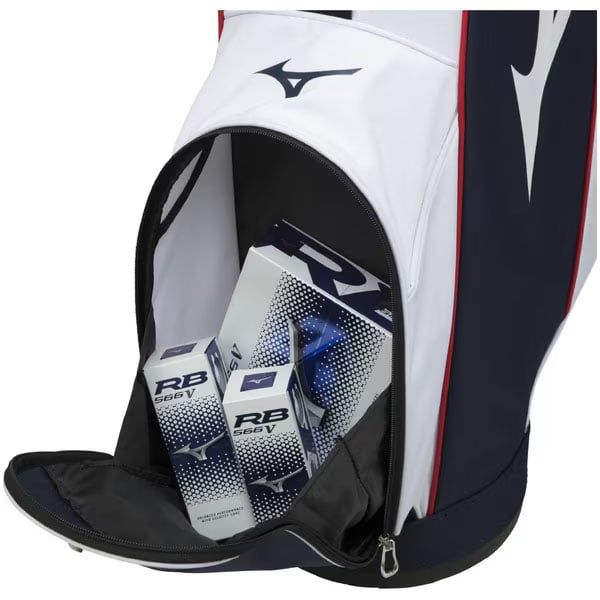 Túi gậy golf 5LJC232114 NX.1 CART BAG White/Navy/Red 2.1kg | Mizuno