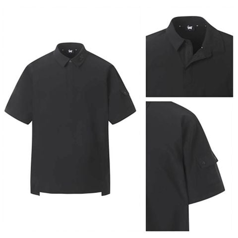 Áo golf tay ngắn nam LOOSE FIT WOVEN COLLAR PHMPM223521 | PXG