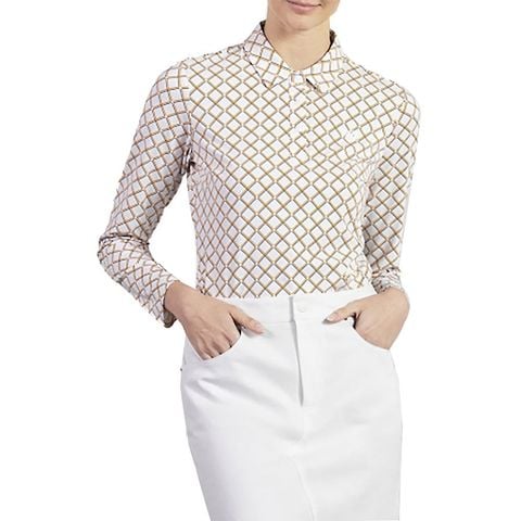 Áo golf nữ tay dài Harlequin AOPXZ21-long sleeve | PXG