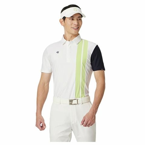 Áo golf nam tay ngắn Spring/Summer Color Block S/S Polo 2MSPO-UN631 WHITE M13200 | TaylorMade