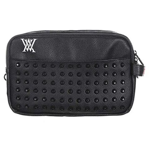 Túi golf cầm tay Stud Pouch - Black AGXUUPU01BKF | Anew Golf