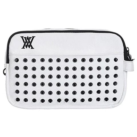 Túi golf cầm tay Stud Pouch - White AGXUUPU01WHF | Anew Golf