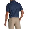 Áo golf nam tay ngắn Tonal Dot Print Lisle Navy 31485 | FootJoy