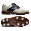 Giày golf nam FJ DRYJOYS Premiere CREAM/NAVY/RED 54350  | FootJoy | Tặng 1 dù MuaBanGolf rộng 1m5 + 1 đôi vớ FJ ProDry