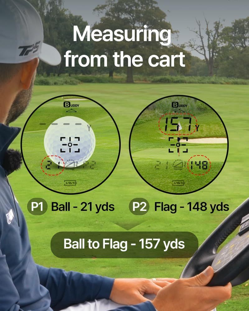 Máy đo khoảng cách golf GB LASER 2S Pro | Golf Buddy