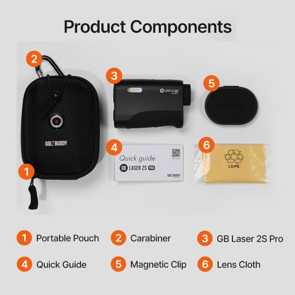 Máy đo khoảng cách golf GB LASER 2S Pro | Golf Buddy