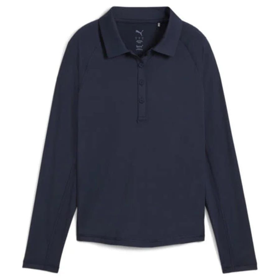 Áo golf nữ tay dài W YOU-V LS Polo 62936001 | PUMA