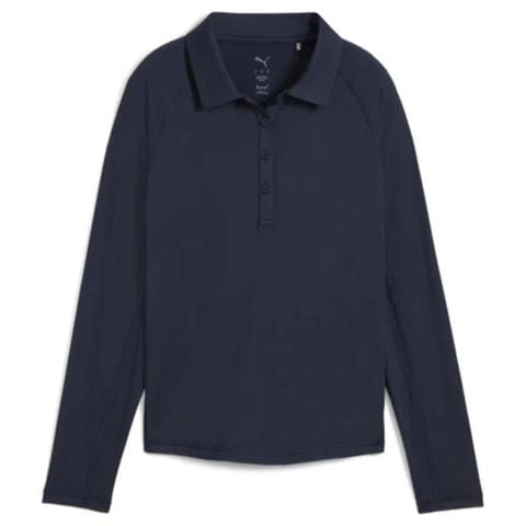Áo golf nữ tay dài W YOU-V LS Polo 62936001 | PUMA