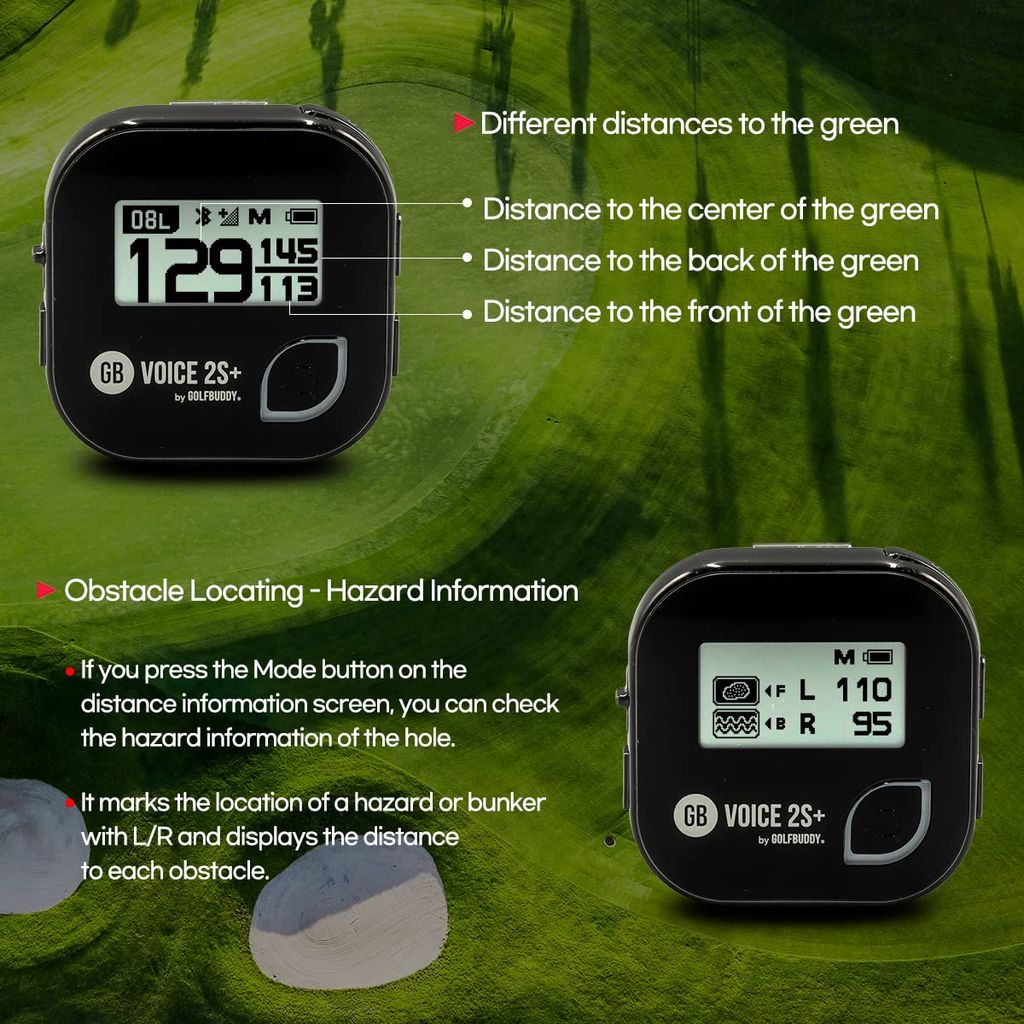 Máy đo khoảng cách Golf GB VOICE 2S+ GPS WITH VOICE - Phát giọng nói |