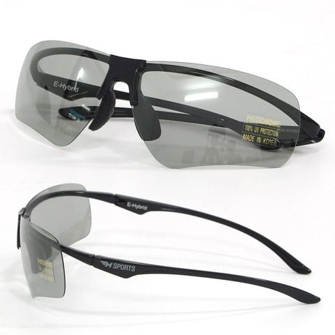 Kính Polarized đổi màu siêu nhẹ Hàn Quốc Eagle Hybrid 02 Sporty | M-Sport