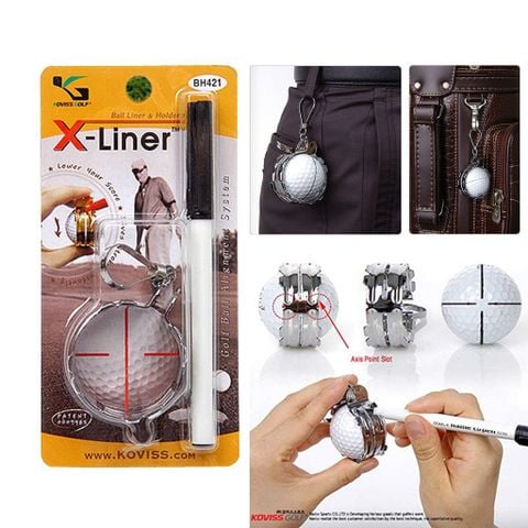 Đánh dấu bóng golf Ball Liner & Holder X-Liner | Koviss |