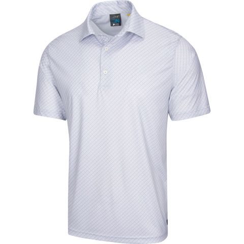 Áo golf nam tay ngắn G7F21K562_SKGY MOONBEAM POLO - SHARK GREY | Greg Norman