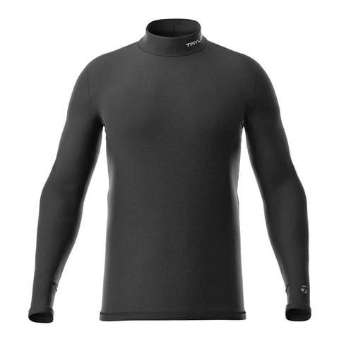 Áo golf fit nam 2MSIN-TJ163 Black N94991 | Men's Basic Mock Base Layer  TaylorMade