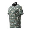 Áo golf tay ngắn nam 2MSPO-TJ179 Hoa lá N97103 | Men's Golf Polo Taylo