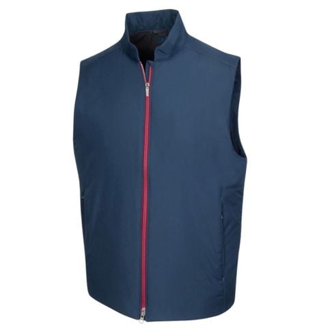 Áo khoác nam không tay G7F21V660_MIDN HERITAGE FULLZIP VEST MIDN | Greg Norman