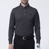 Áo golf nam tay dài 81072 TRADITIONAL JACQUARD LS POLO SHIRTS Black | Foot Joy