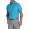 Áo golf nam tay ngắn TWEED TEXTURE STRETCH PIQUE Cổ Vải 82366 XANH BLU