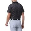 Áo golf nam tay ngắn S/S PRINT POLO ĐEN | FOOTJOY