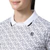 Áo golf nữ tay ngắn GRAPHIC POLO TRẮNG/ĐEN | FOOTJOY