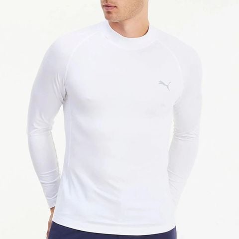 Áo fit golf nam BASELAYER 59759802 BRIGHT WHITE | Puma