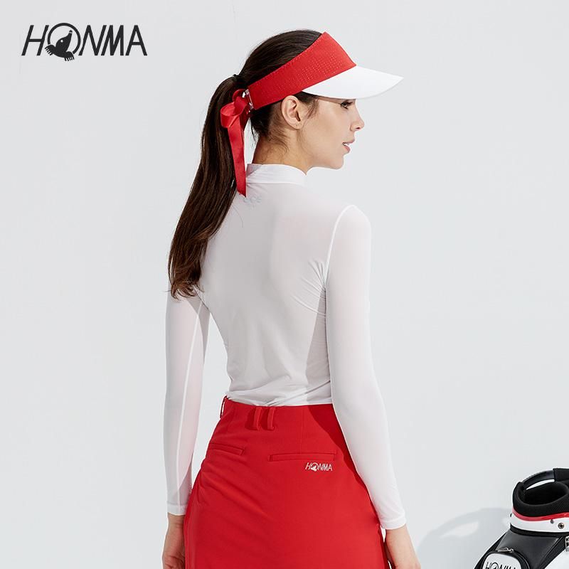 Áo fit golf nữ HWHX704R840 màu Trắng | HONMA
