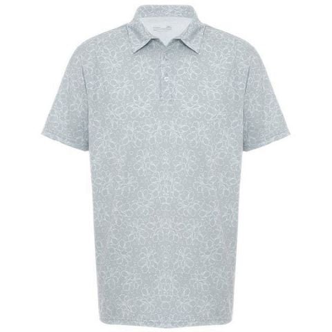 Áo golf nam SUMMER BLOOM POLO  52SA200105 Grey / White | Mizuno