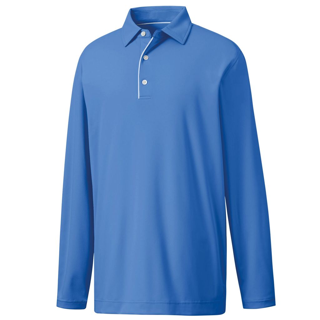 Áo golf nam tay dài chống UV 82654 Xanh | FootJoy