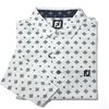 Áo golf nam tay dài LS TIE PRINT 88999 WHITE W.NAVY | FootJoy