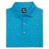 Áo golf nam tay ngắn 82051 COOKIE PRINT LISLE, SELF COLLAR | Foot Joy