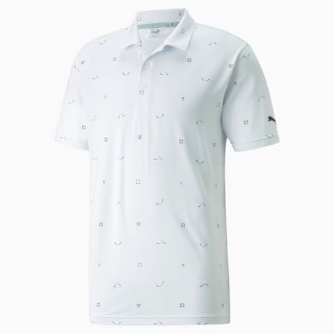 Áo golf nam tay ngắn Cloudspun H8 Golf Polo 53385501 | Puma