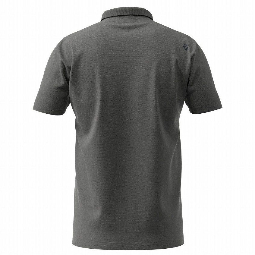 Áo golf nam tay ngắn có túi 2MSPO-TD104 màu Xám đậm | TaylorMade