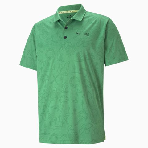 Áo golf nam tay ngắn 59954902 First Mile Flash Polo Amazon Green Heather | PUMA