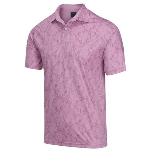 Áo tay ngắn nam golf G7F20K503_PURN POLO - PURPLE RAIN | Greg Norman