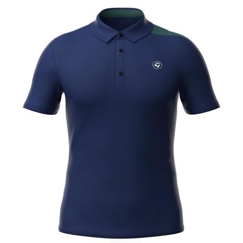 Áo golf nam tay ngắn POLO-TL089  Navy U21533 | Taylor Made